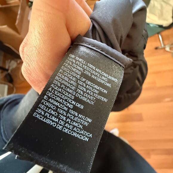 Women's The North Face Black Metropolis 550 Down Fill Parka Puffer Jacket Sz M - Picture 2 of 8